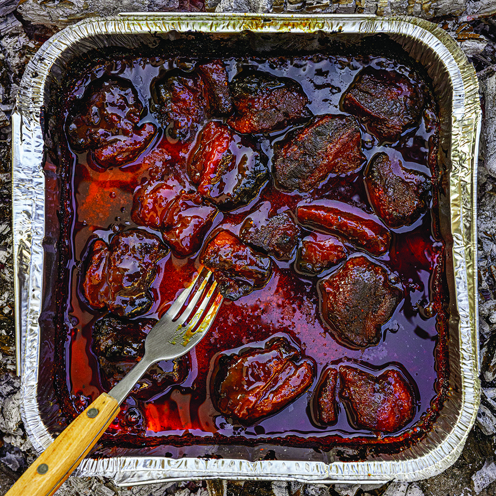 Hot honey brisket burnt ends