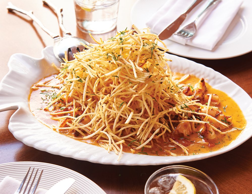 Mozambican prawns  at Flamingo Room