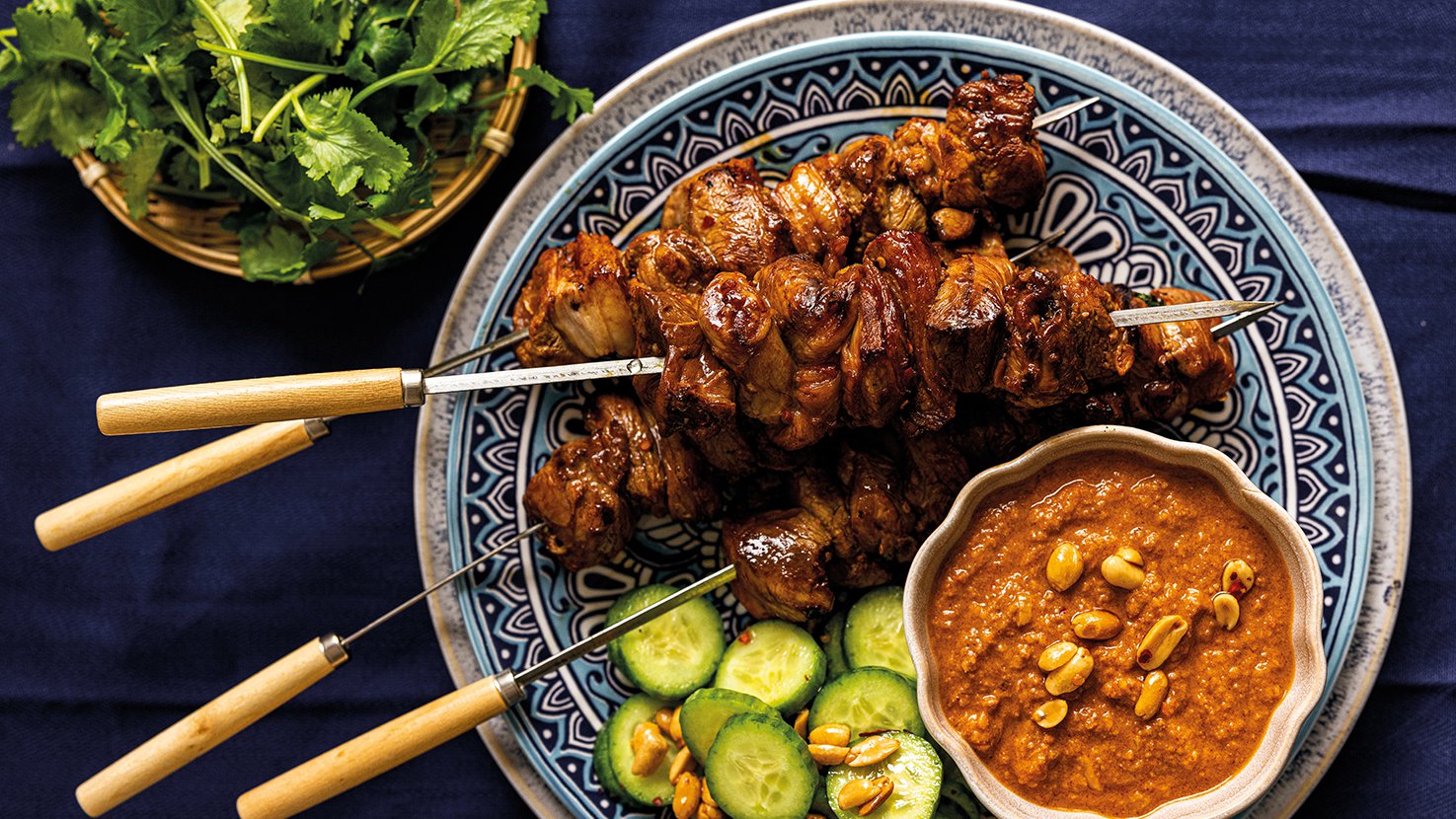 أسياخ ساتاي لحم الضأن