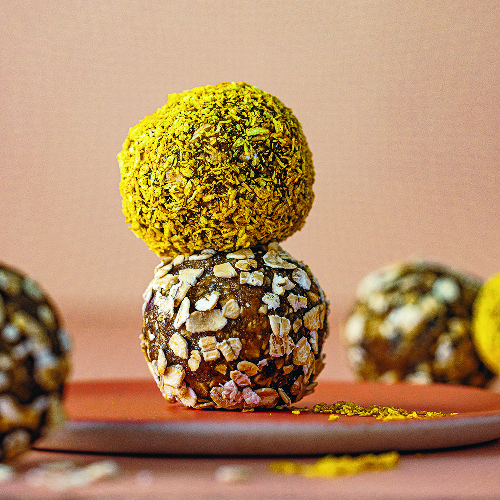 Lemon and molasses energy balls