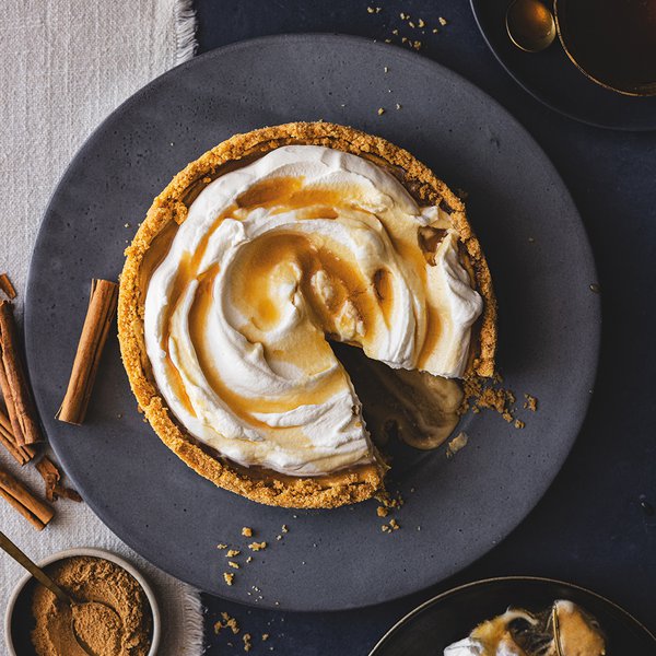 No-bake maple pumpkin cheesecake