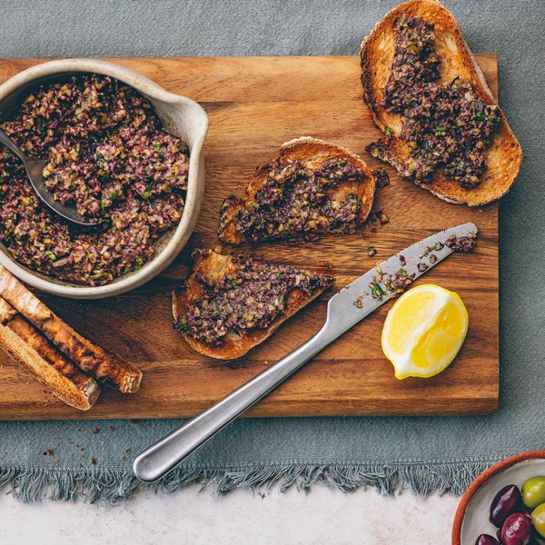 Olive and herb tapenade
