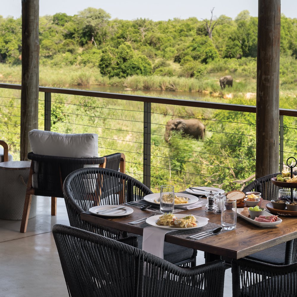 Breakfast with a view