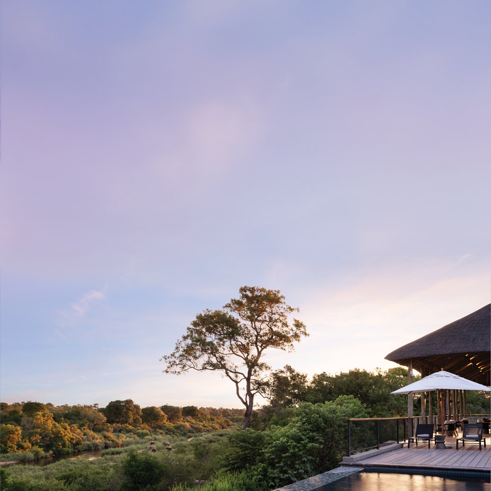 The summer brings plenty of rain, creating a lush tapestry around the lodge
