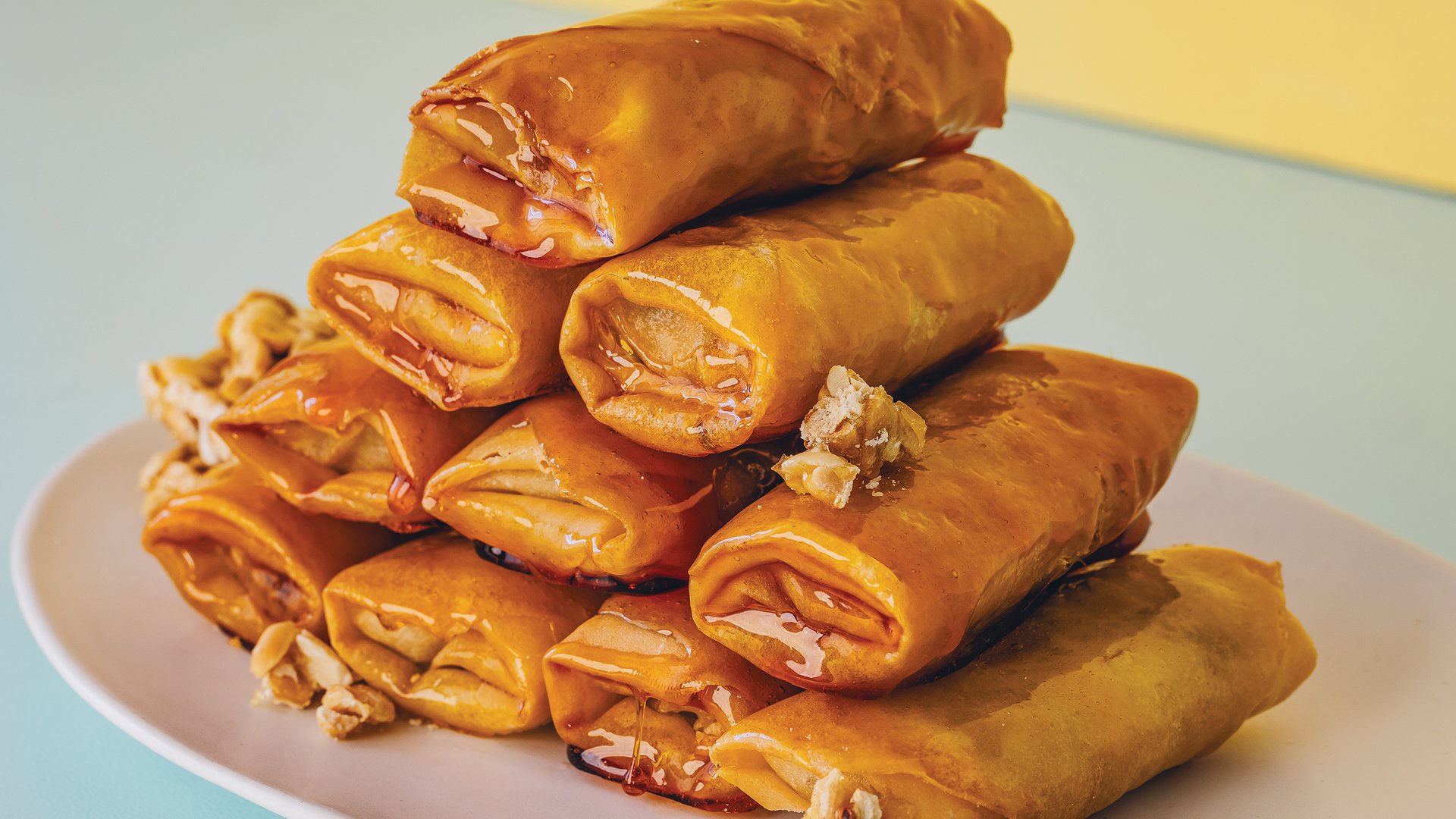 Peanut brittle turon