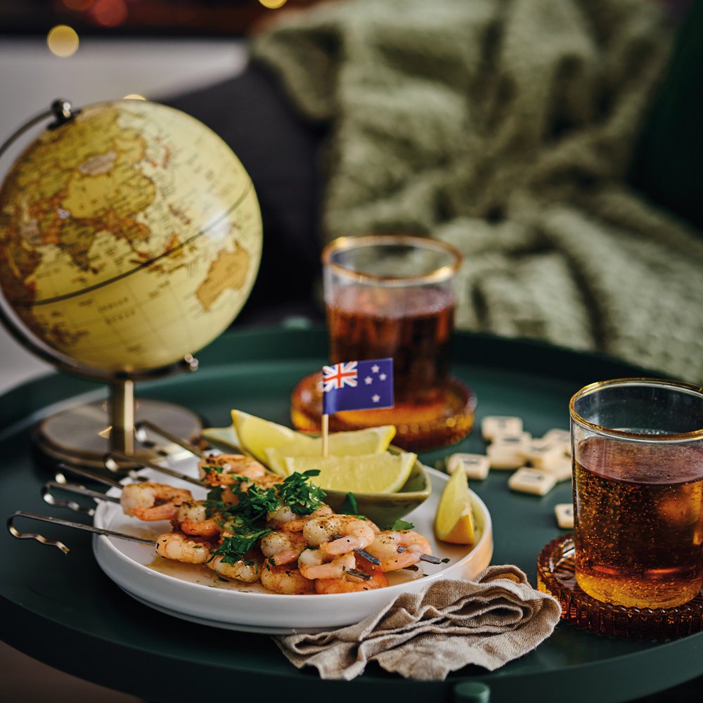 Shrimp on the barbie