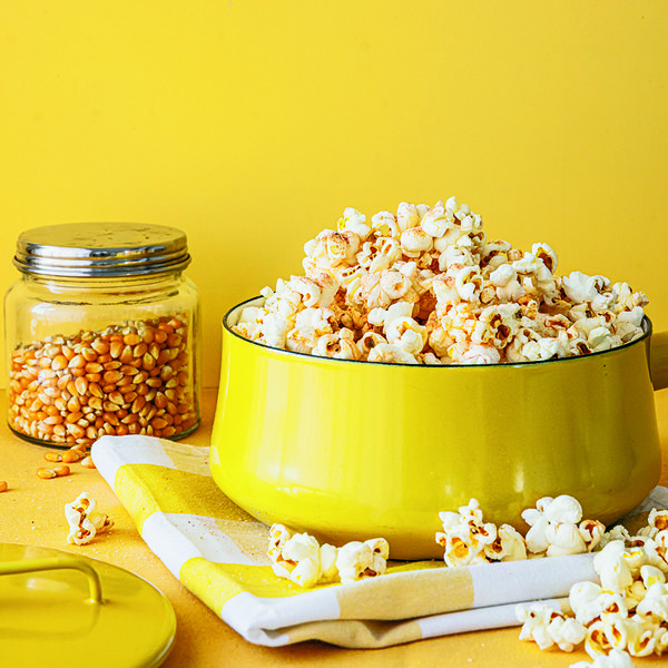 Smoky, sweet and spicy popcorn