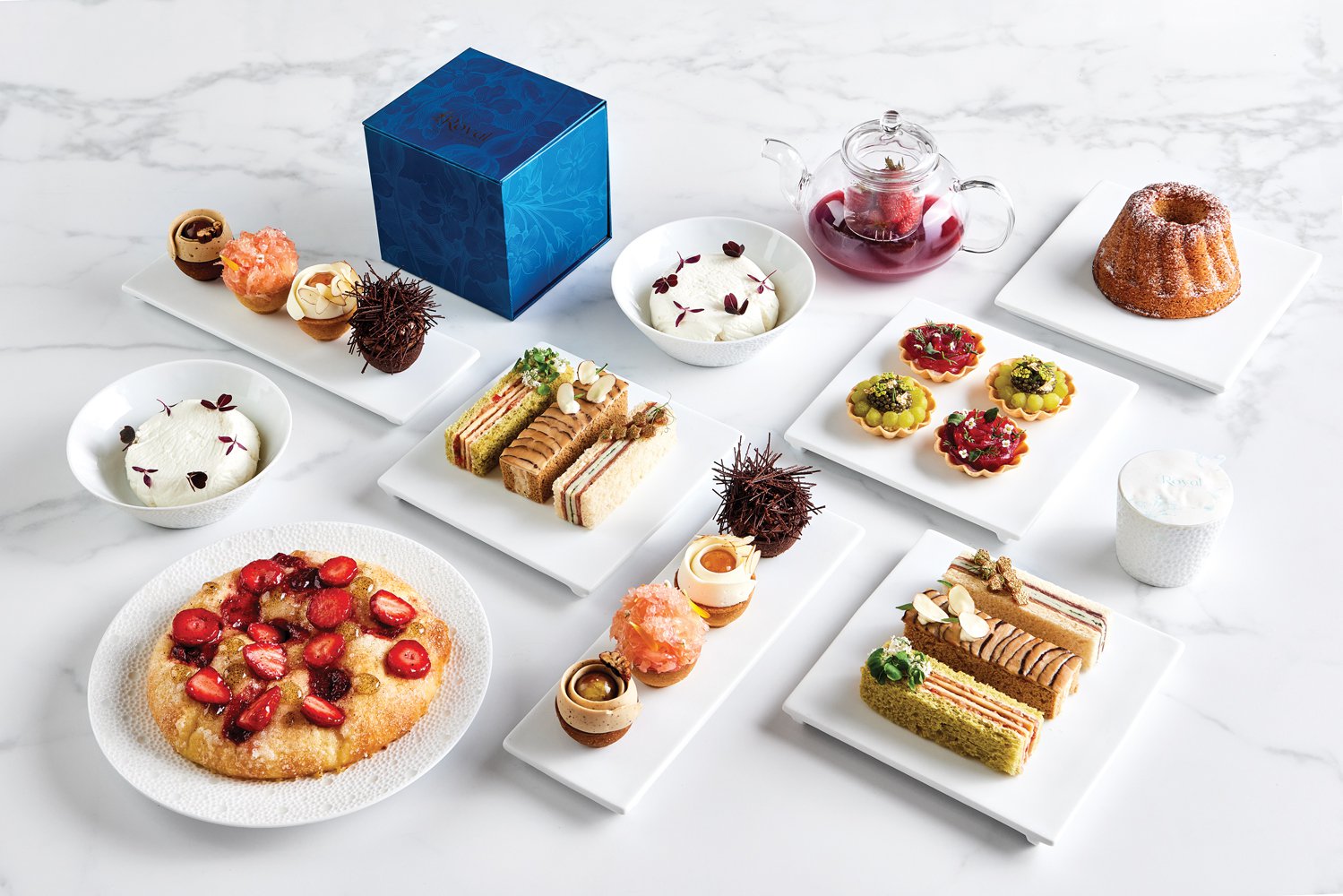 The signature afternoon tea