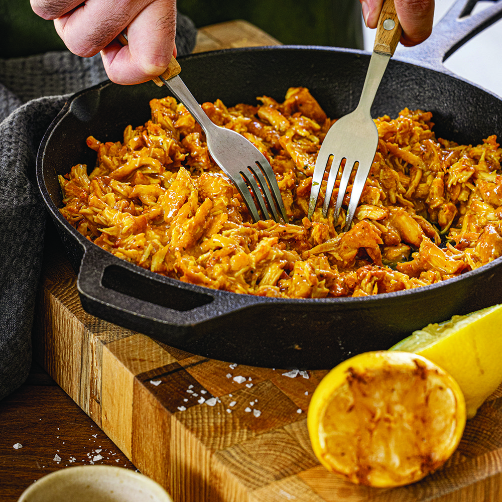 دجاج مسحّب بصلصة الخردل على طريقة جنوب كارولينا