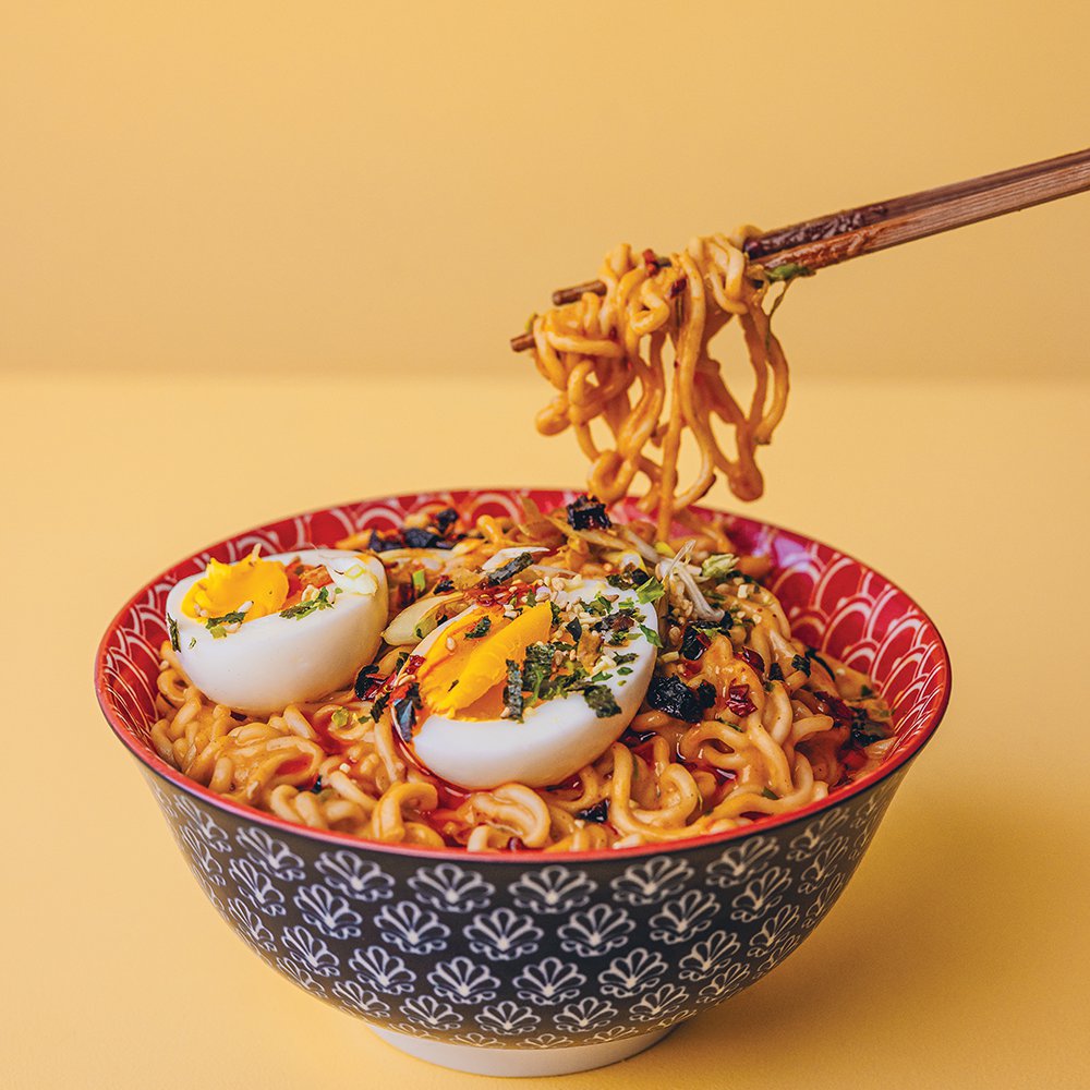 Spicy peanut butter ramen