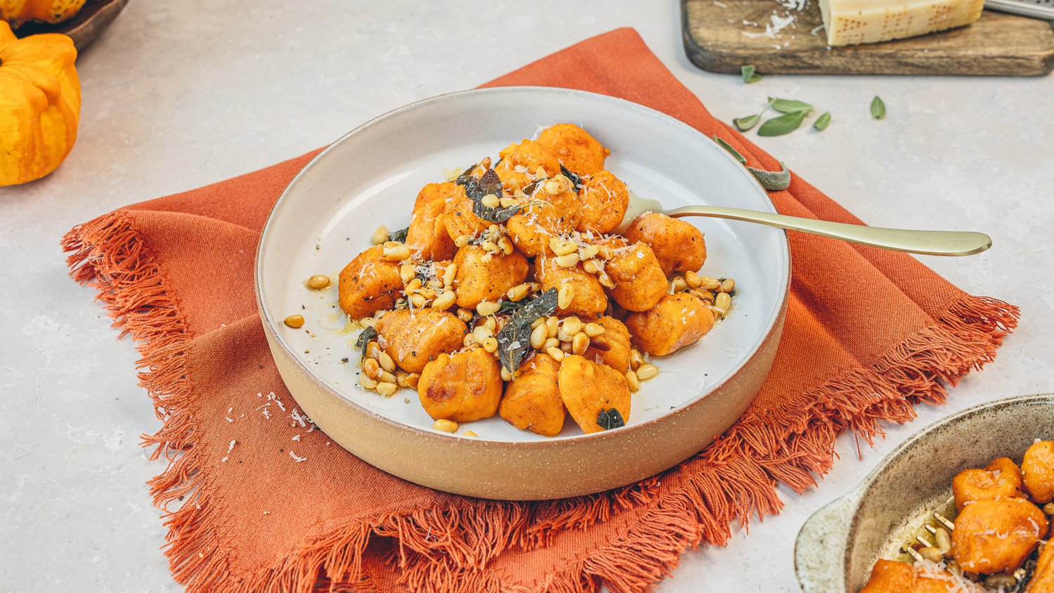 Sweet potato gnocchi with brown butter and sage
