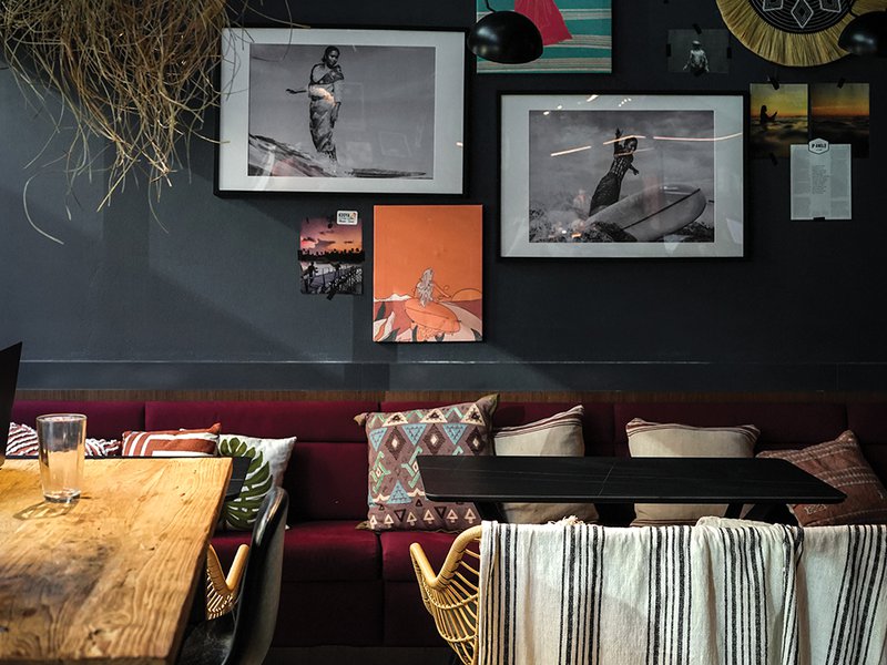 Chicken inasal │ The interiors at Kooya feature a nod to Filipino heritage