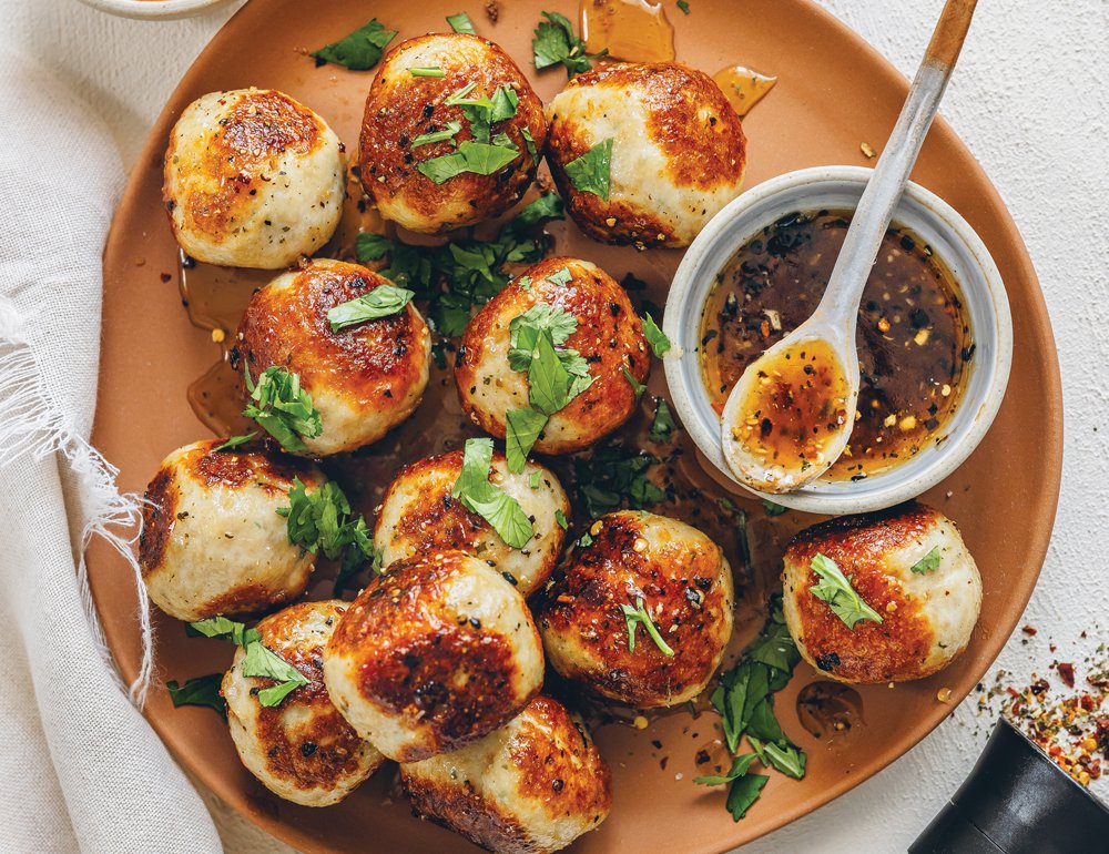 Hot honey frikkadels using the Spinneysfood Chilli Addict Seasoning