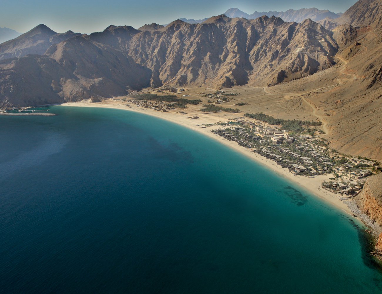 Set against rugged mountains, Six Senses Zighy Bay’s secluded location is ideal for a detox retreat