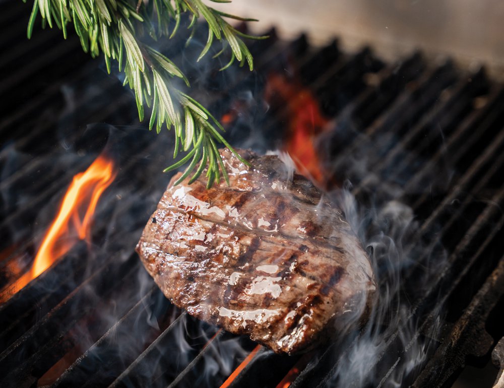 Cuts of Wagyu and Chalmar beef feature on the menu