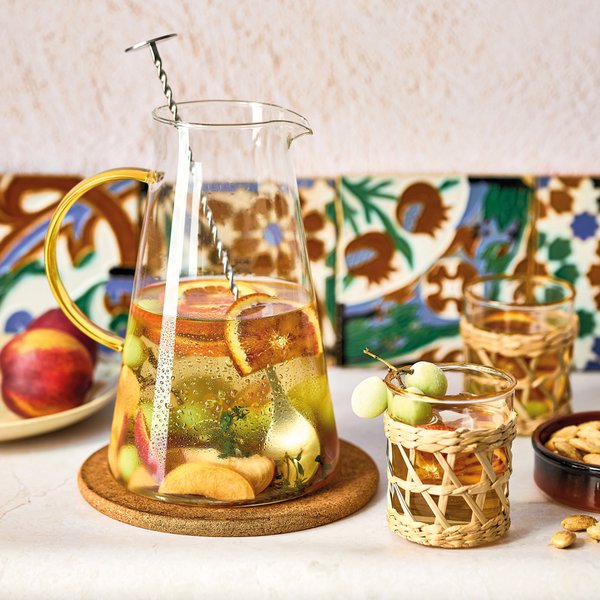 White peach sangria