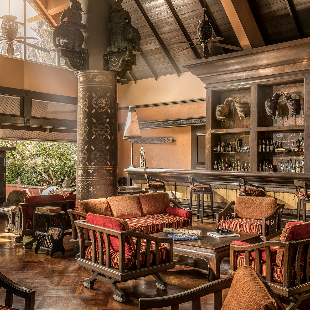 Lounge in style at the Elephant Bar