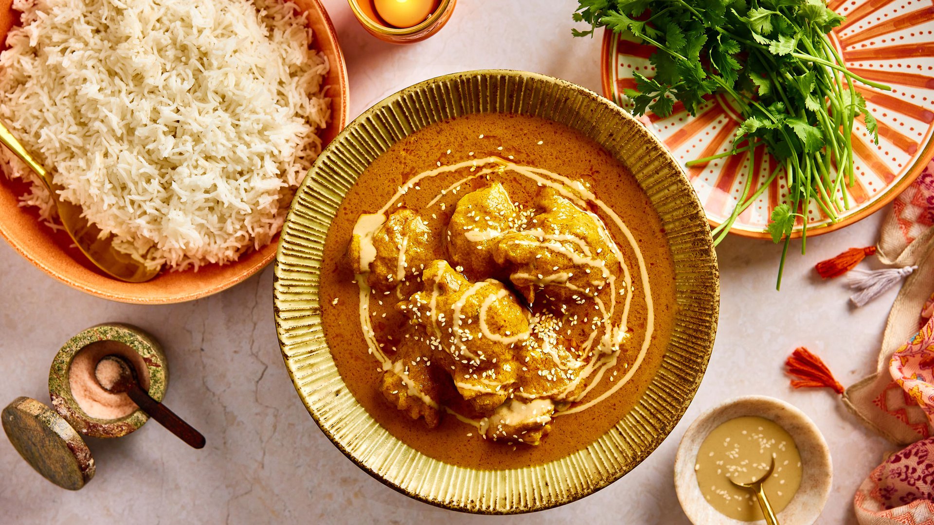Tahini butter chicken