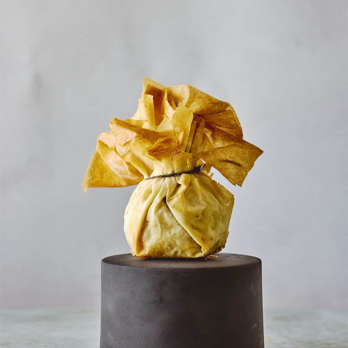 Baby cauliflower &amp; harissa lamb phyllo parcels