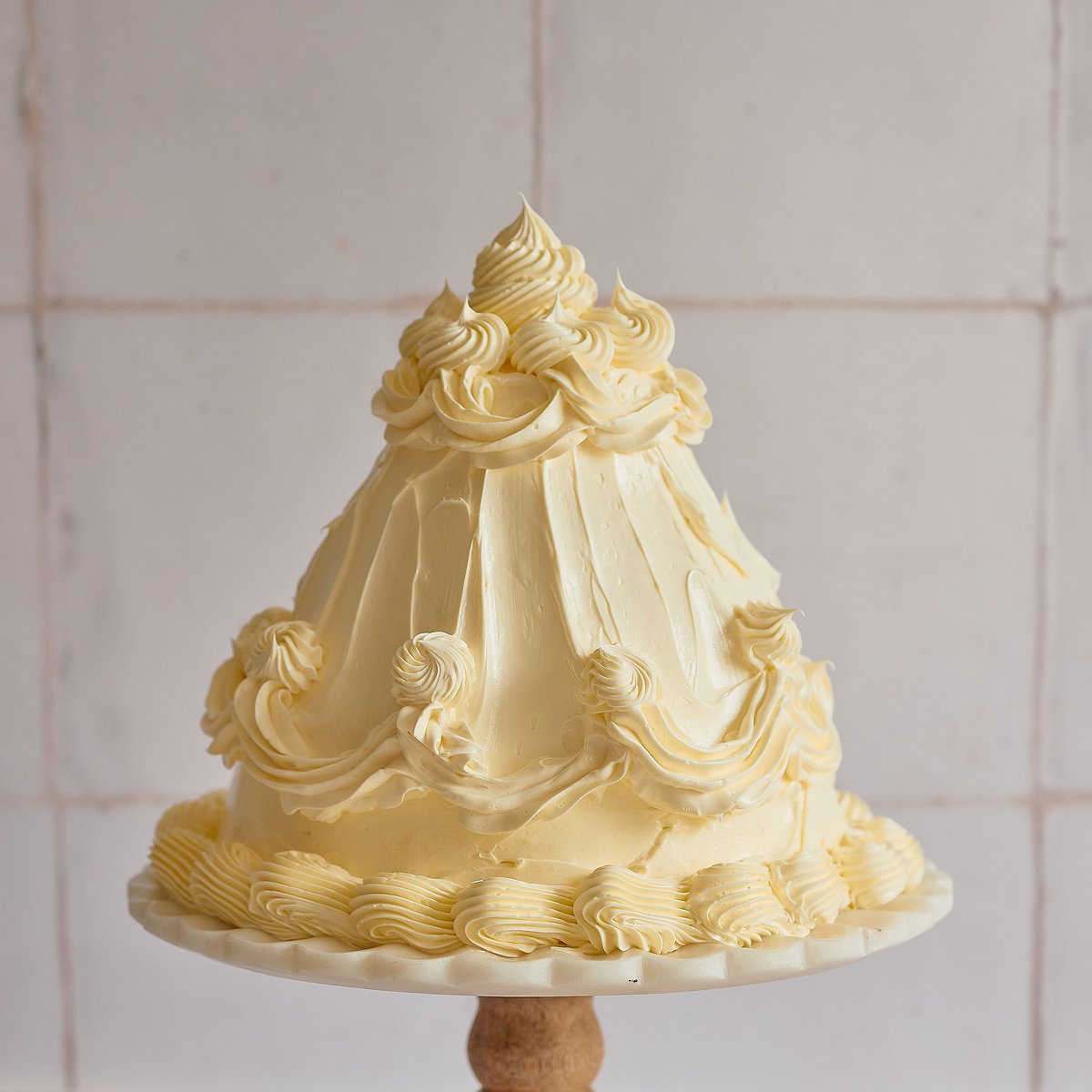 Whipped butter tower