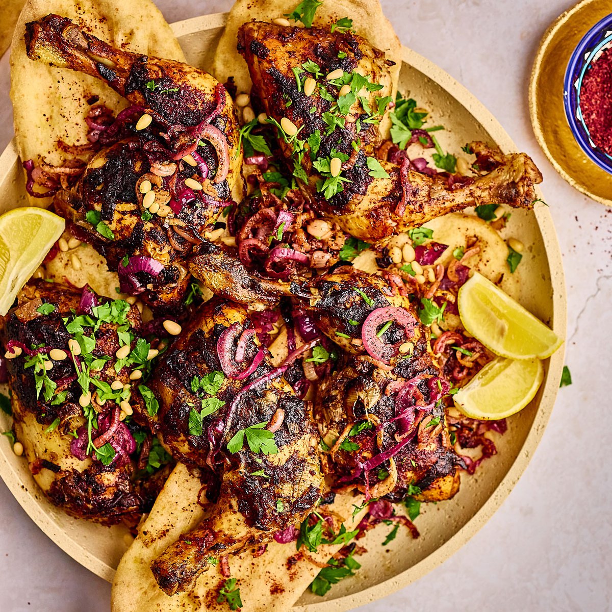 Cheat’s chicken musakhan