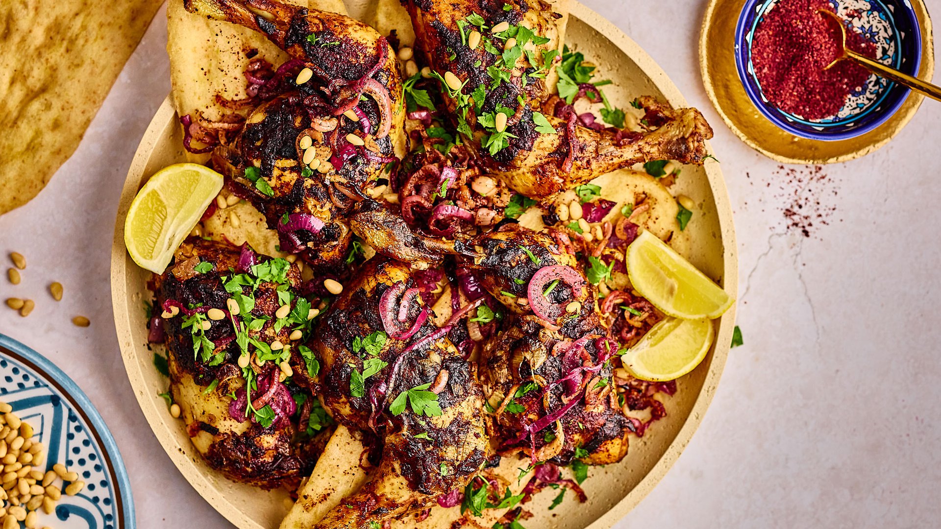 Cheat’s chicken musakhan