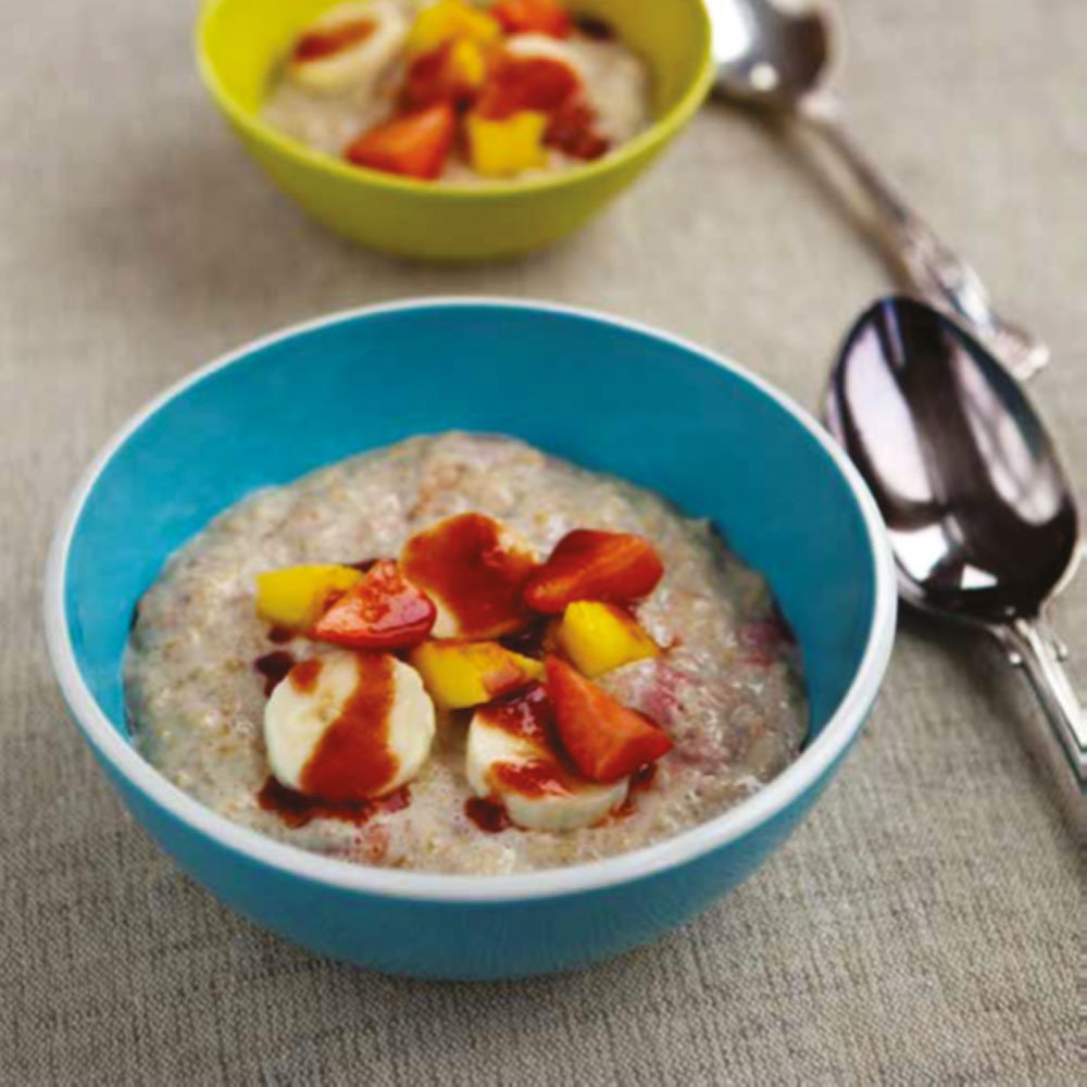 Mixed fruit porridge