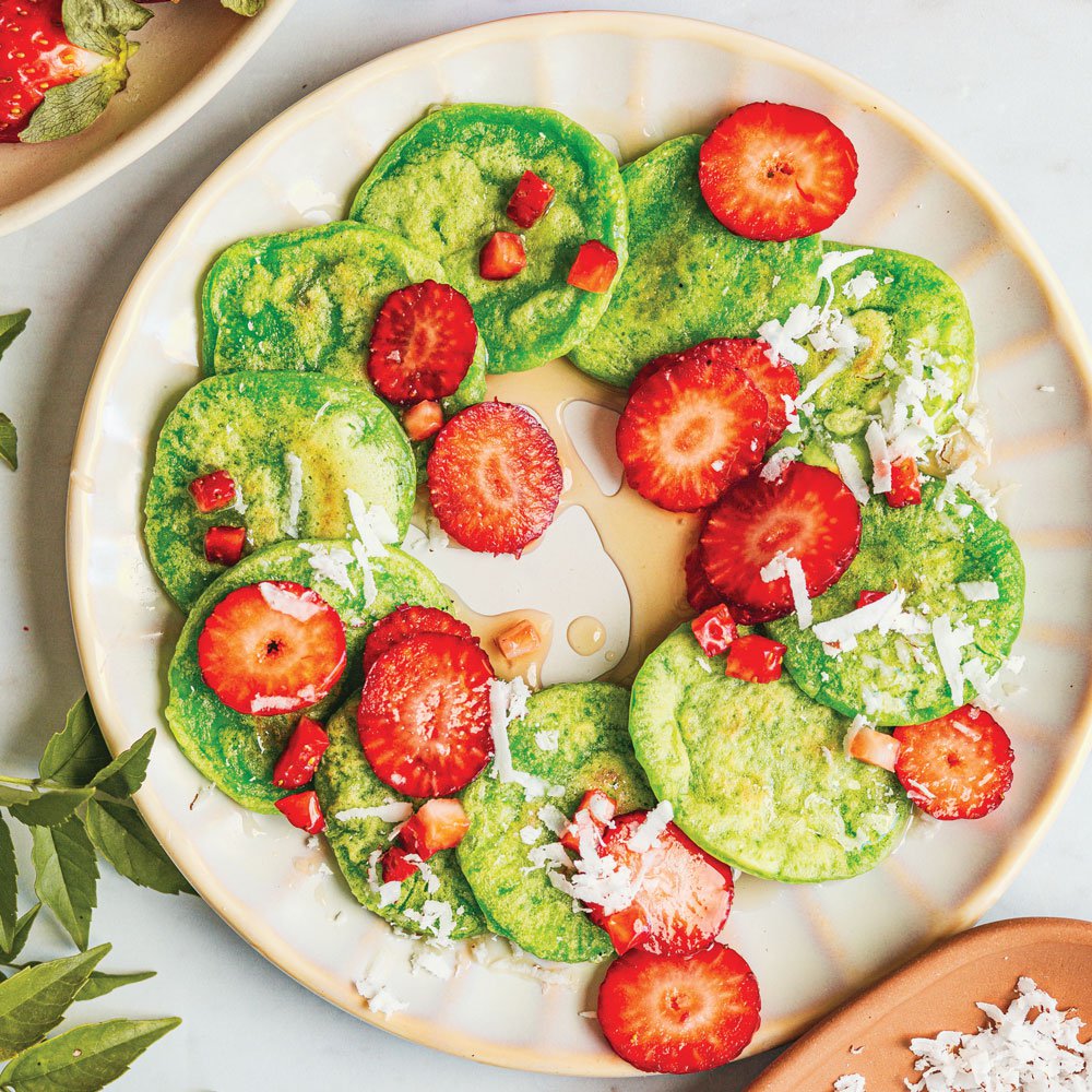 Strawberry and coconut laklak