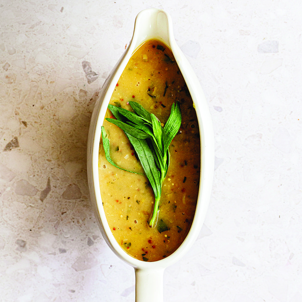 Tarragon and mustard gravy for beef or lamb recipe Spinneys UAE