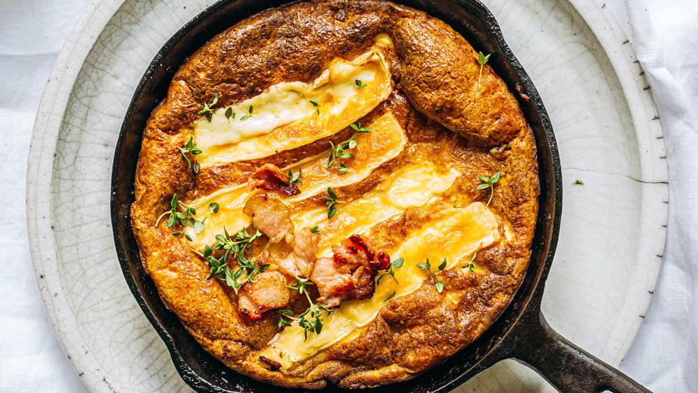Bacon and brie frittata