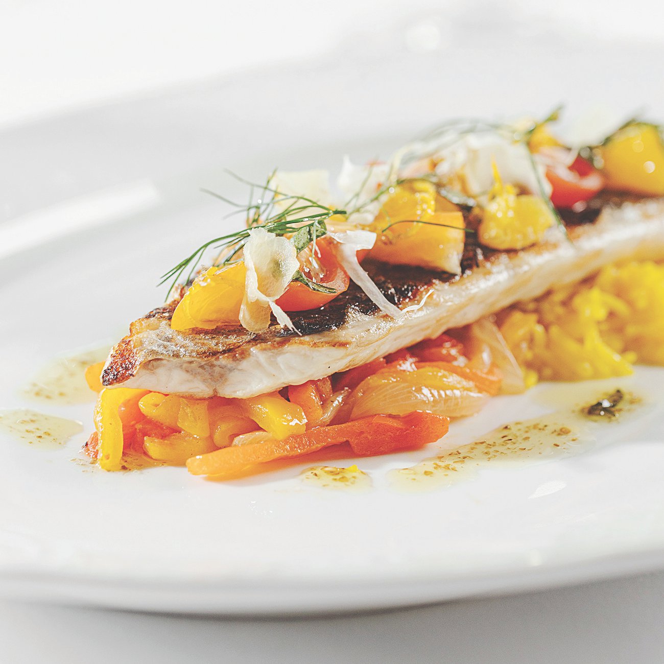 The lightest, freshest fish at Brasserie Boulud