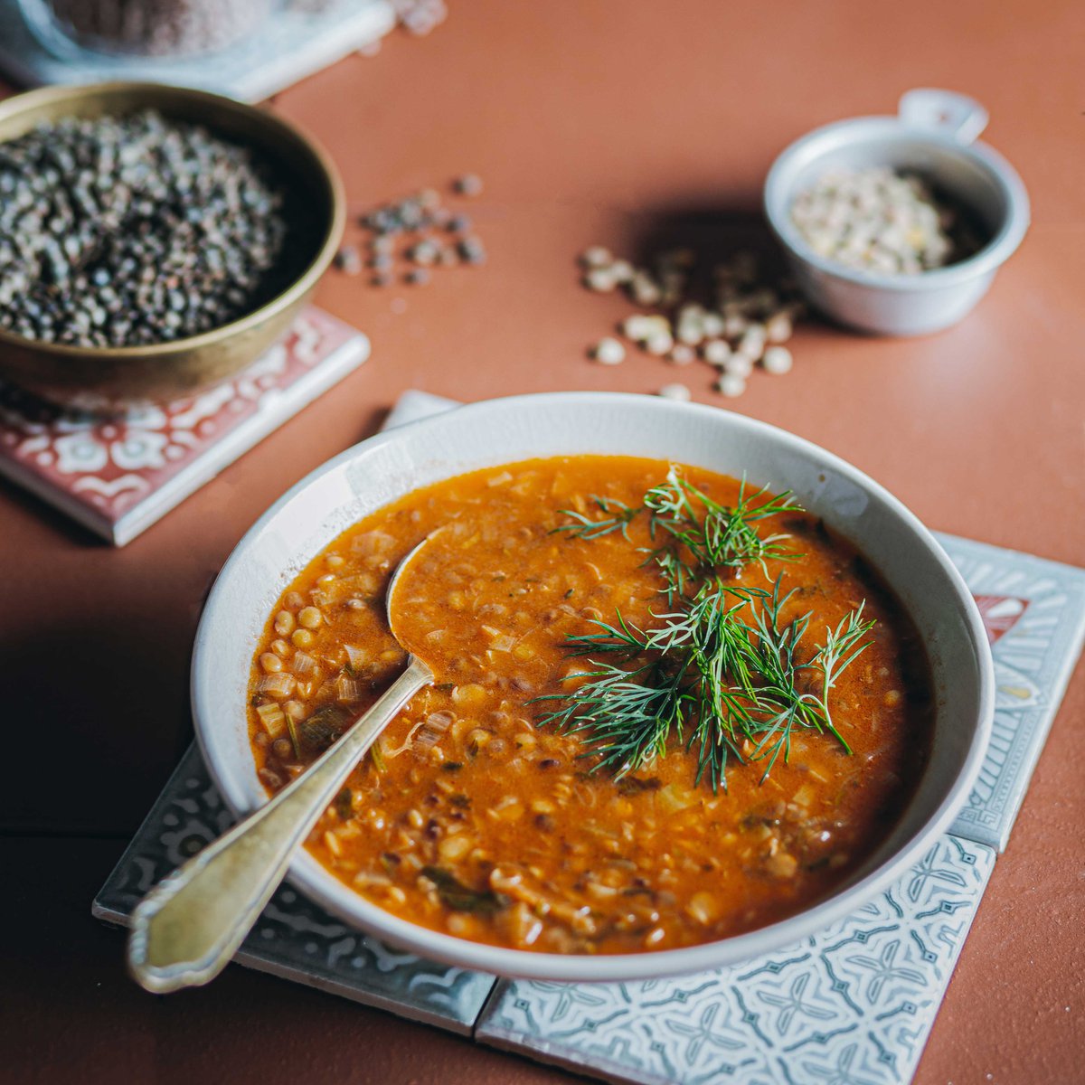 Three lentil aash