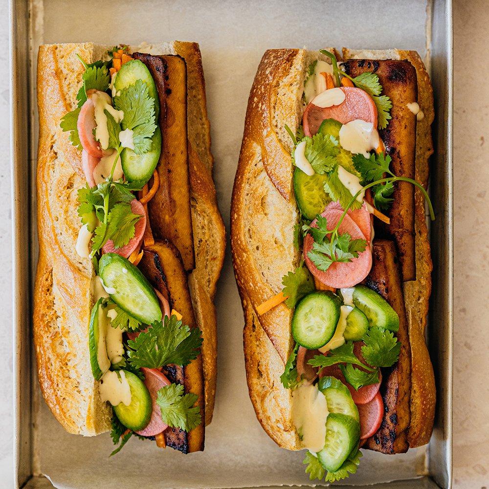 Tofu banh mi recipe Spinneys UAE