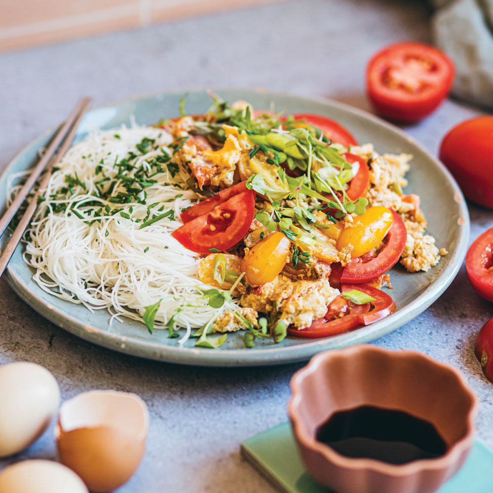 Tomato egg stir-fry