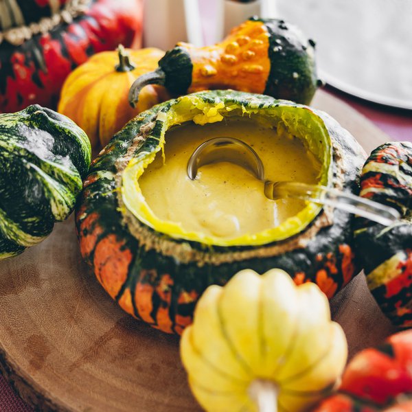 Turk’s Turban pumpkin soup