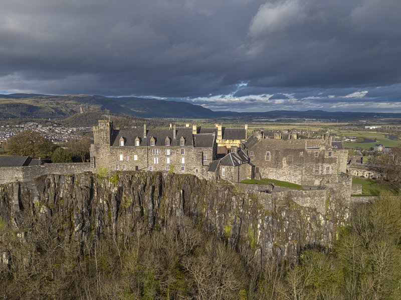 Carol and Robert │ Protein 22 is a deliciously smooth, dessert yoghurt that is naturally high in protein and fat-free │ An old-fashioned glass milk bottle │ Stirling Castle sits atop an intrusive crag │ The original Graham family homestead