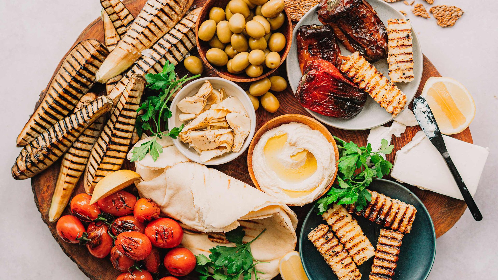 Veggie barbecue board