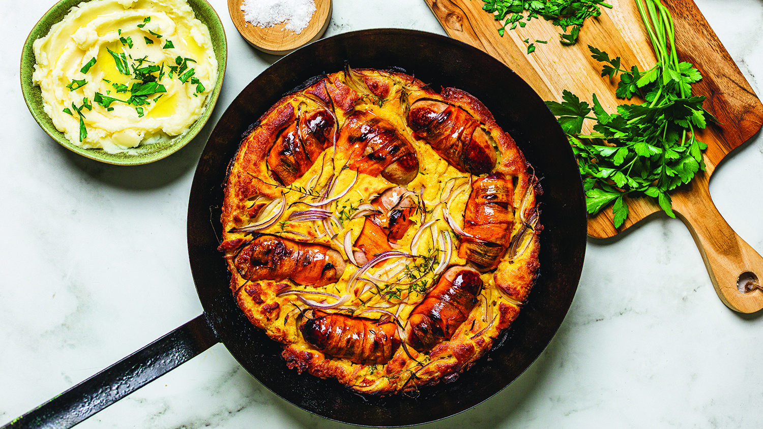 Vegan toad in the hole