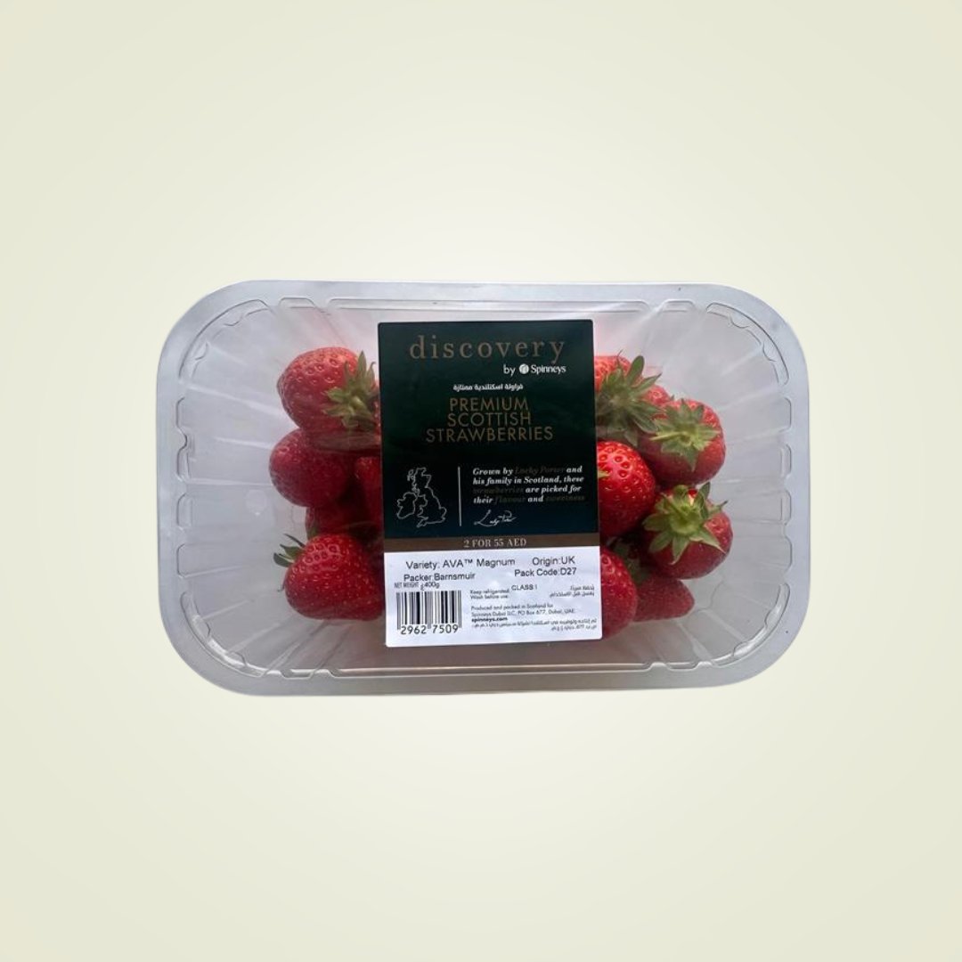 Scottish strawberries reach Spinneys’ shelves within 48 hours of being harvested