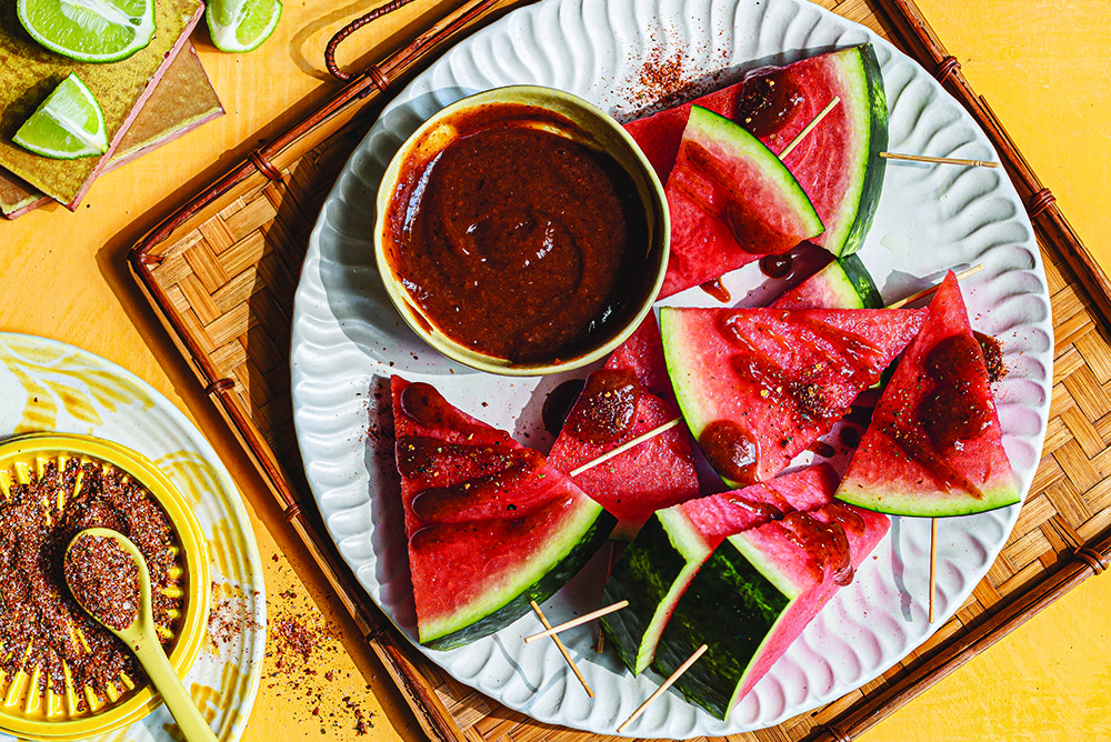 Watermelon with chamoy sauce and tajin recipe Spinneys UAE