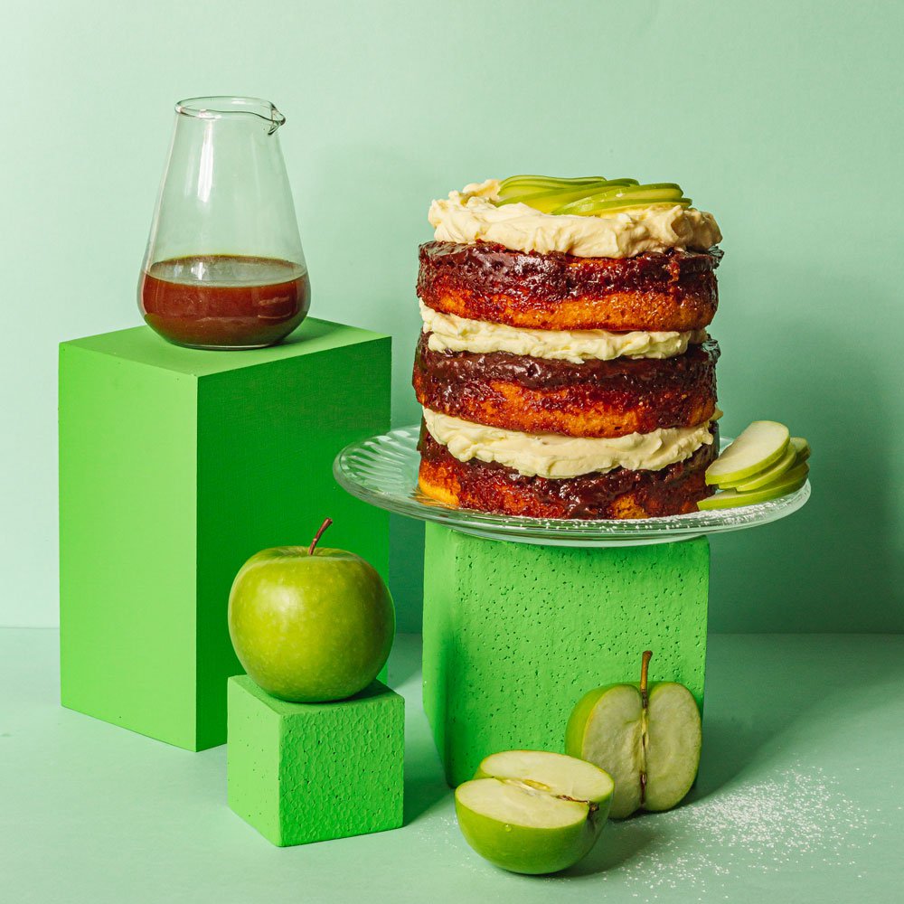 Miso caramel apple cake recipe Spinneys UAE