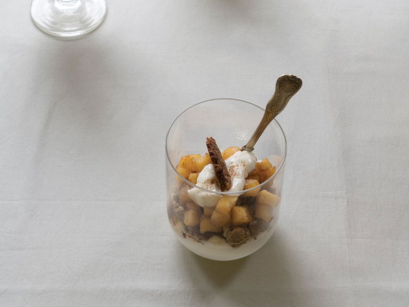 Each dish has an accompanying story behind its creation | Apple compote doubles up as a breakfast or light dessert | tashas Inspired is available at all tashas locations in the UAE