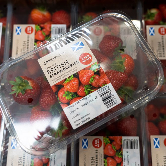 Scottish strawberries reach Spinneys’ shelves within 48 hours of being harvested