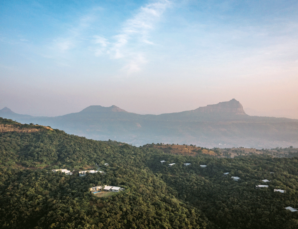 Dharana at Shillim is spread over varying elevations