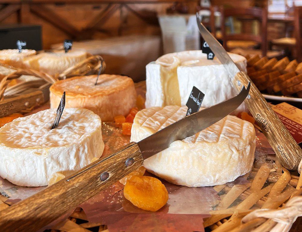 A traditional farmhouse cheese, Soumaintrain carries a delicate floral aroma
