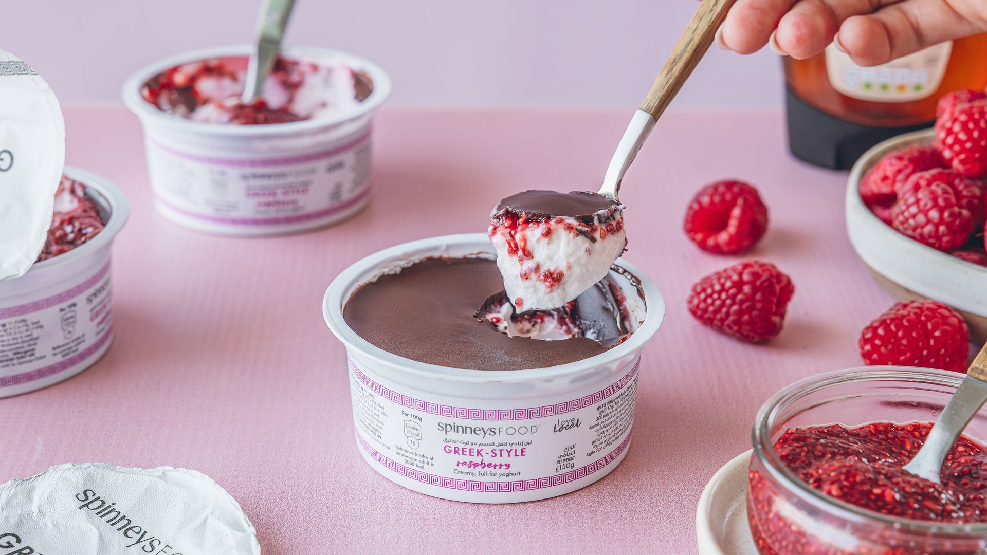 Raspberry chocolate crackpots