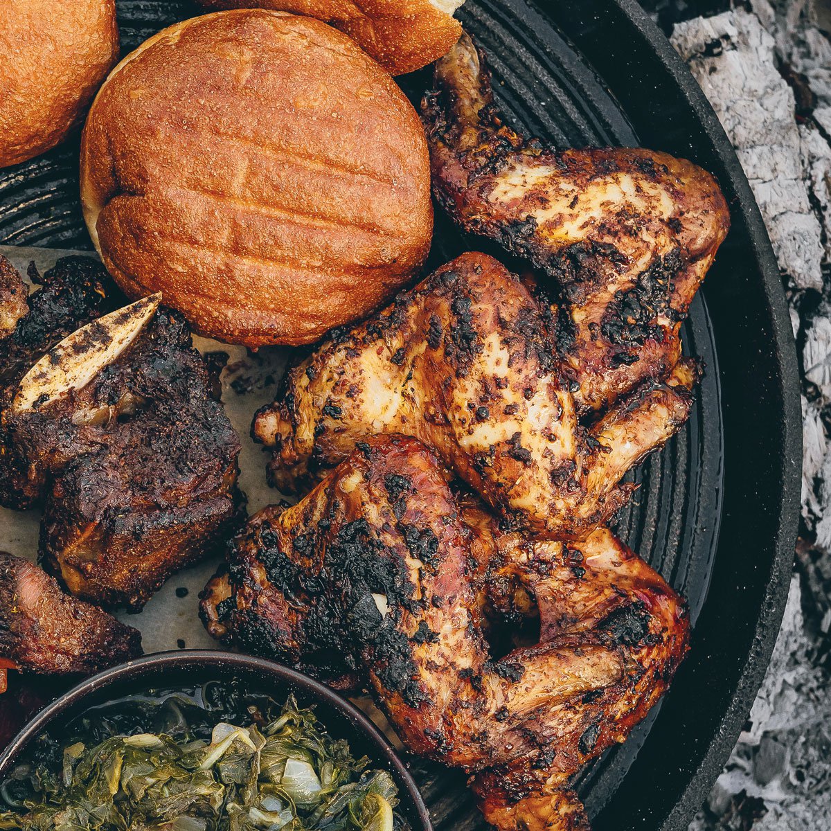 Shisa nyama spiced chicken wings