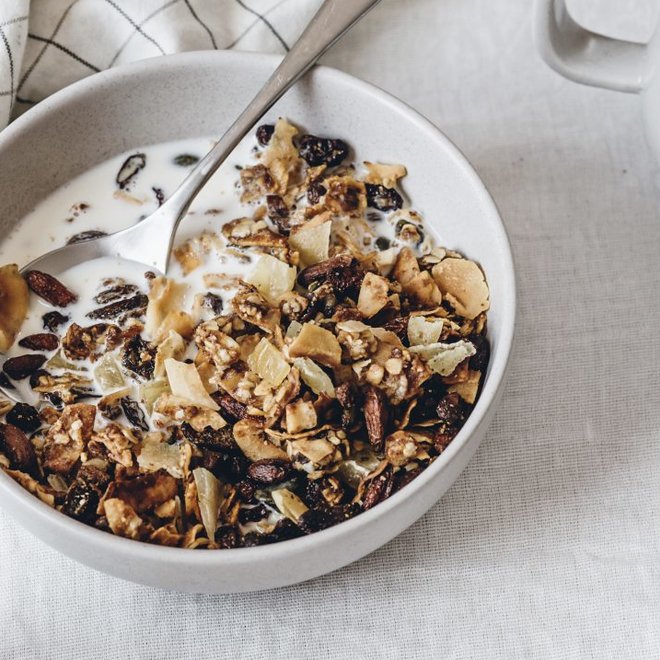 الجرانولا بالزنجبيل والتمر