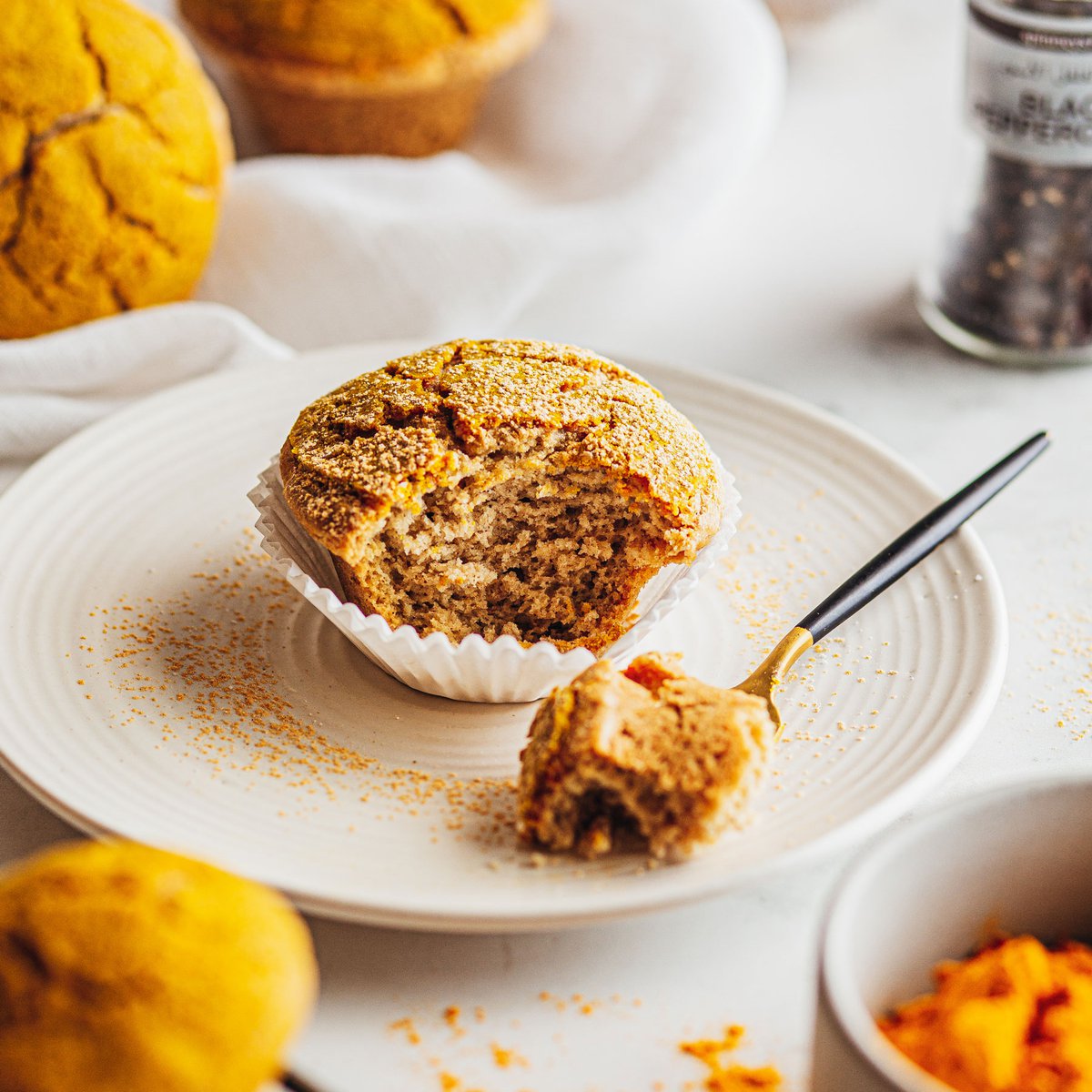 Golden milk muffins