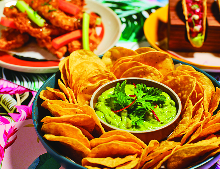 The guacamole at Black Flamingo is smooth and freshly prepared